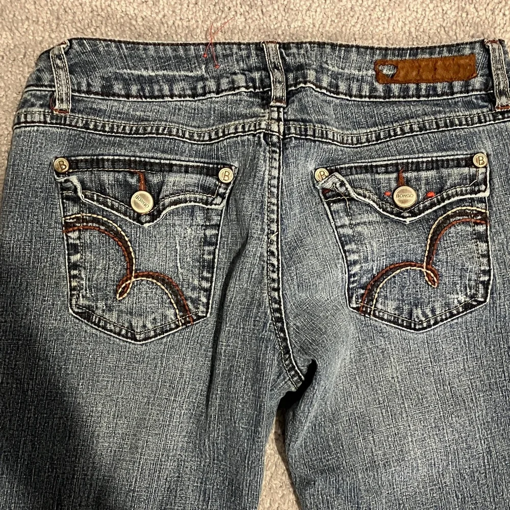 Bongo Fabulous Blue Flared Jeans - Picture 7 of 8